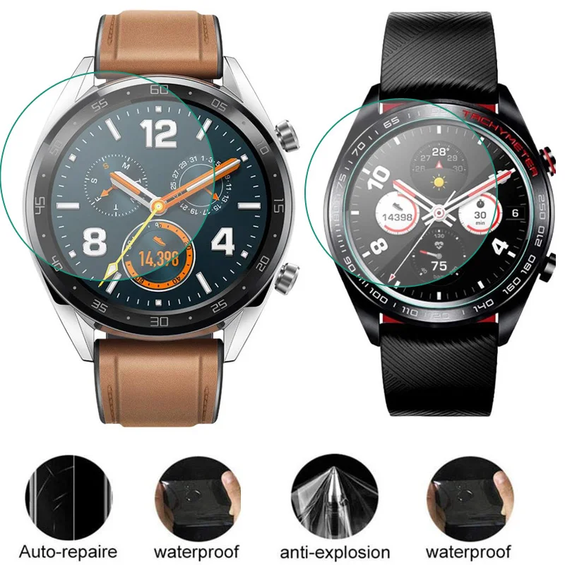 Мягкая защитная пленка из ТПУ (не стекло) для Huawei Honor Watch GT/Magic 2 Защитная крышка