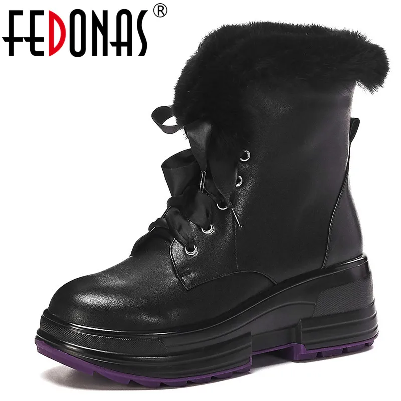FEDONAS/качественные женские ботильоны из натуральной кожи ботинки на плоской