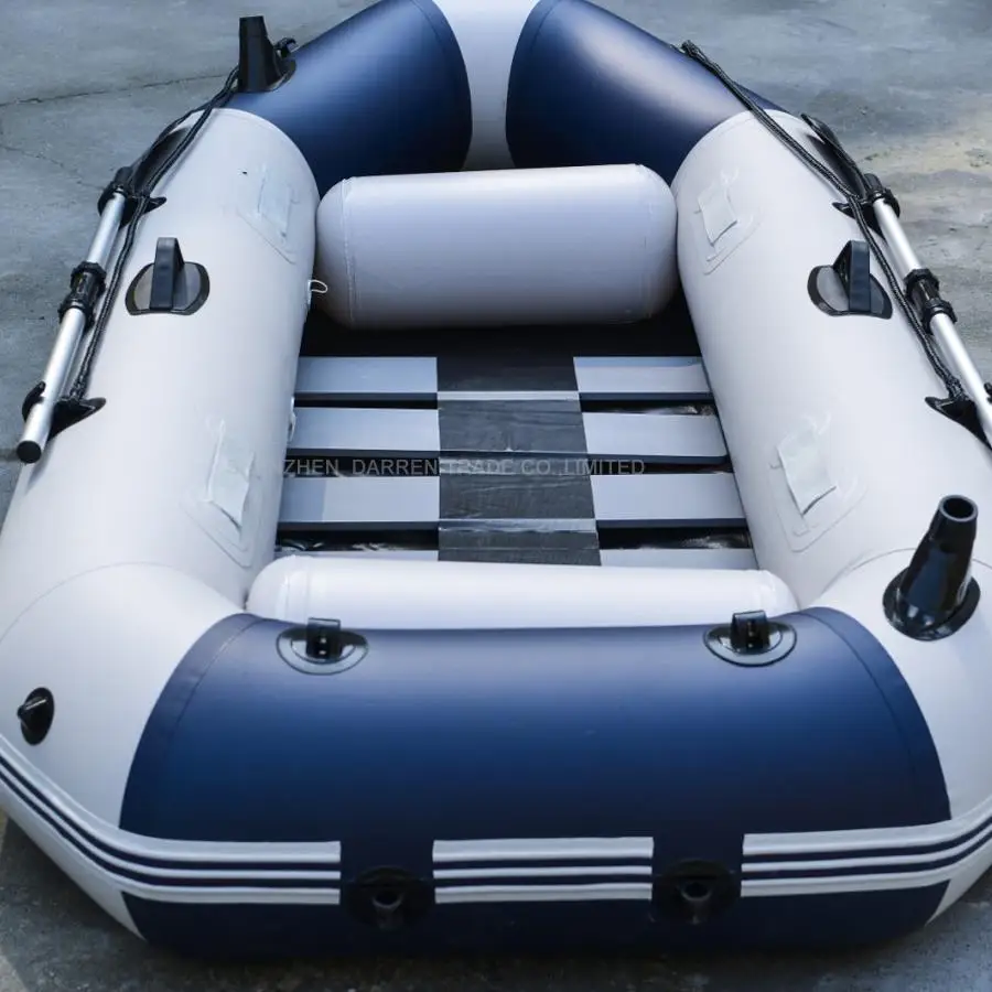 

3 Person PVC Inflatables Boat Professional Fishing Rowing Boat Inflatable Laminated Wear-resistant Boat Rubber With Oars Pumps