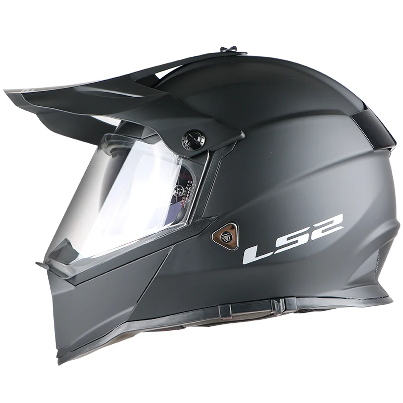LS2 MX436 Pioneer moto rcycle шлем с солнцезащитным щитом atv dirtbike cross moto cross шлем с двойными линзами внедорожные гоночные мото шлемы