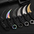 CS GO Фруктовый нож в стиле игры Counter-Strike керамбит нож с фиксированным лезвием ЛОР тактический охотничий Радужный нож для выживания нож с тигровыми зубьями