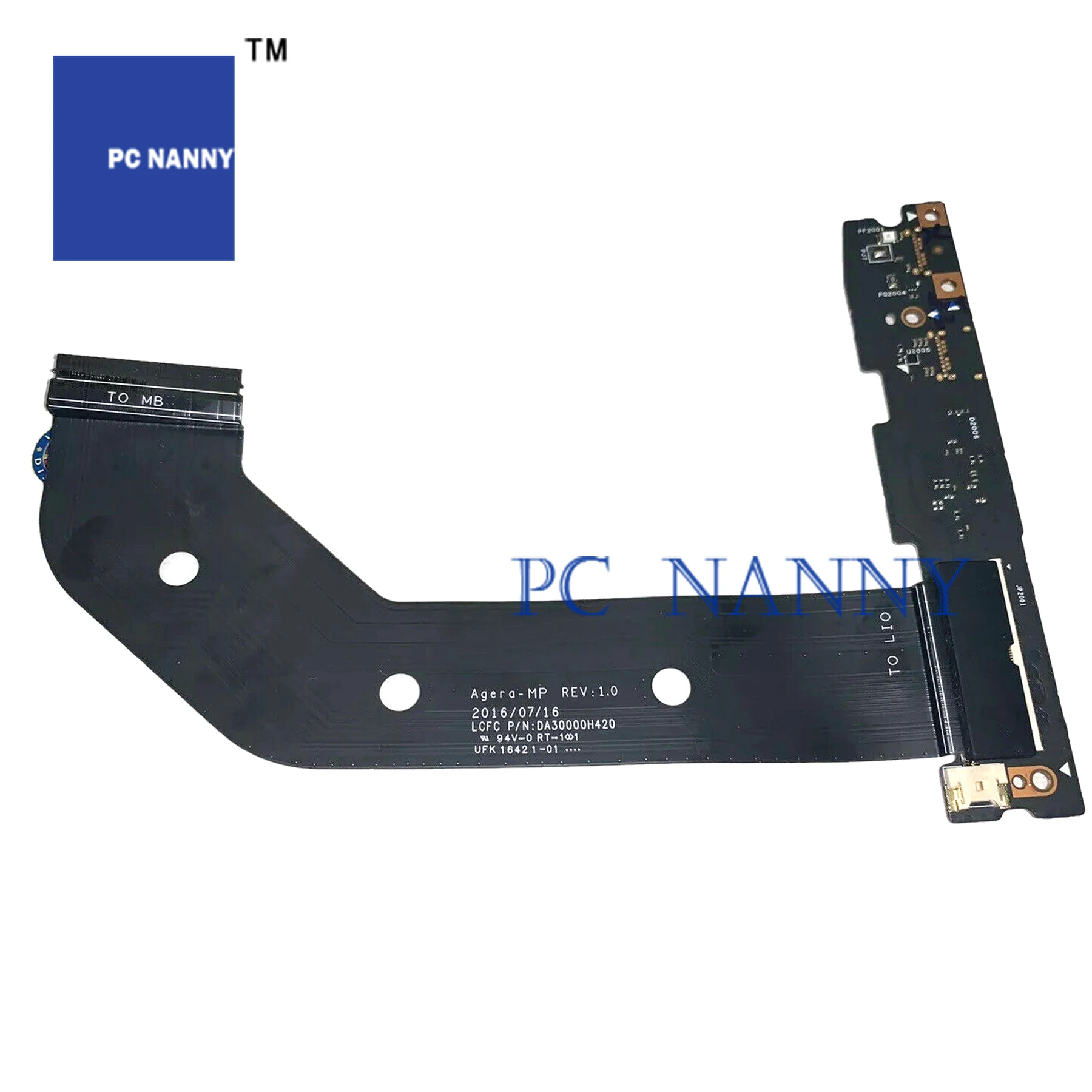 PCNANNY для Lenovo YOGA Yoga 910-13IKB 910-13 аудио usb плата йоги DA30000H420test хорошее качество с