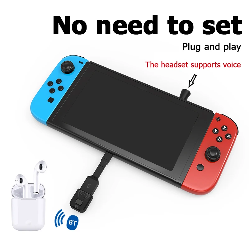 

USB Bluetooth-compatible Audio Transmitter Receiver Adapter for Nintendo Switch PS5 PS4 PC Receiver USB Dongle Wireless Adapter