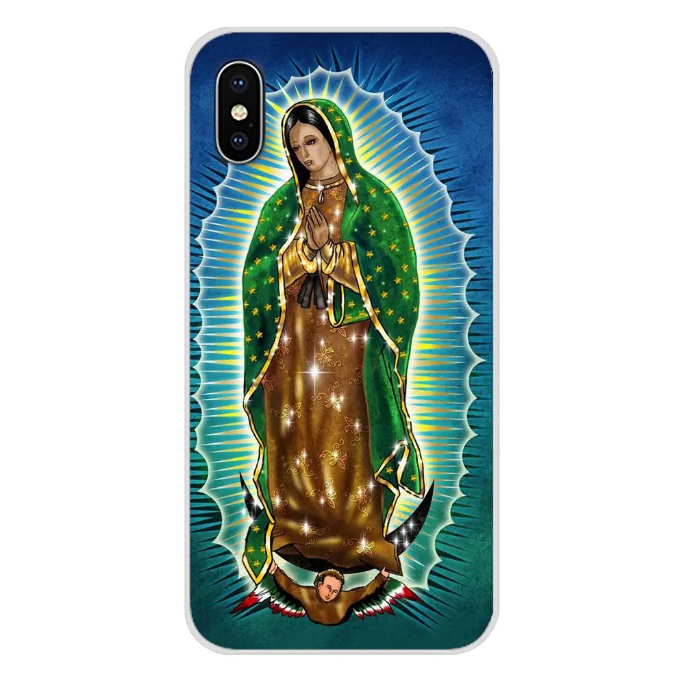Для BQ Aquaris S 5059 5035 6040L C V Plus X X2 Pro U U2 Lite M 2017 E 4.5 E5 X5 на русский язык переводится следующим образом: Чехлы Virgin De Guadalupe Virgen Mary Soft Shell.