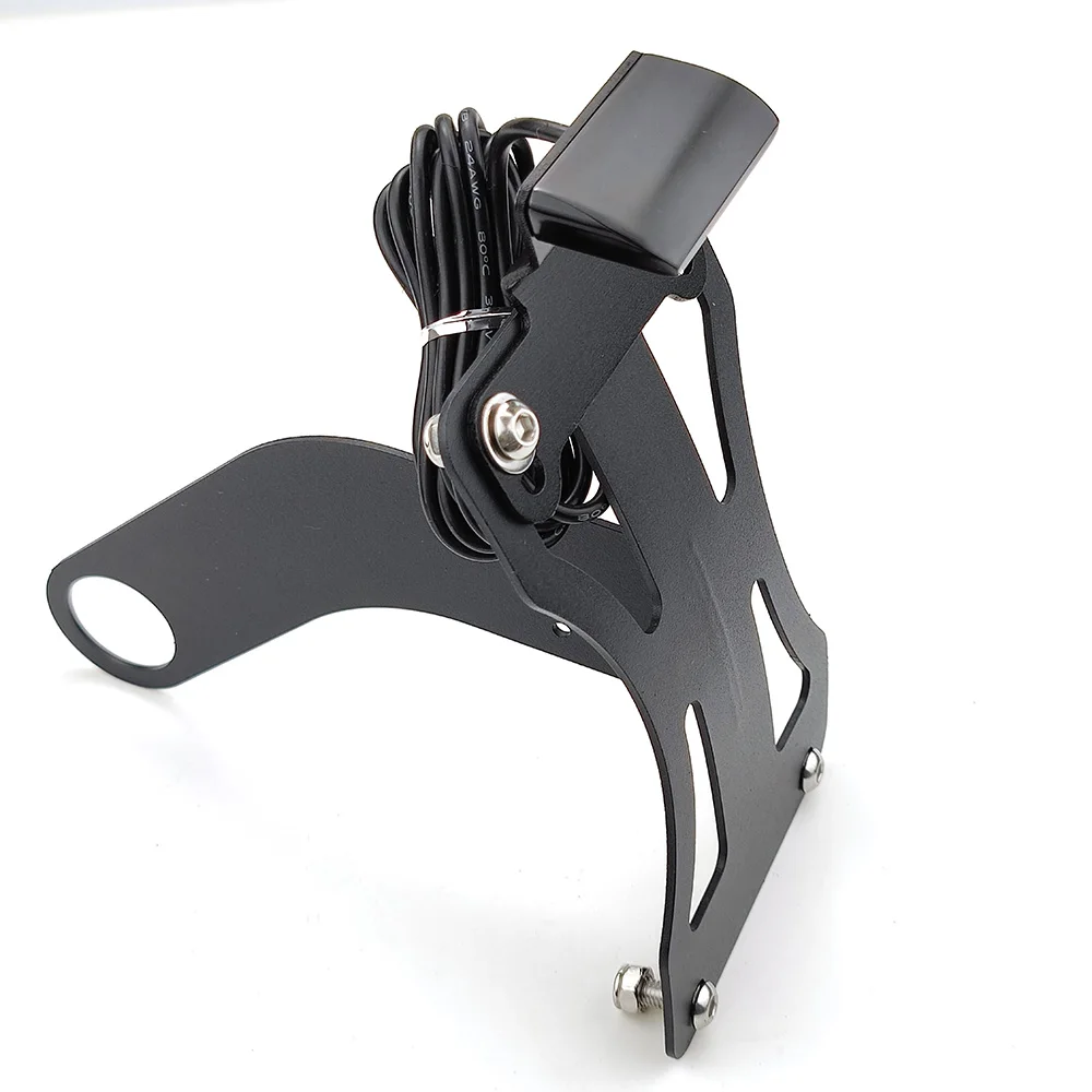 Изогнутый вертикальный боковой держатель номерного знака для SUZUKI HAYABUSA GSXR 600/750/1000