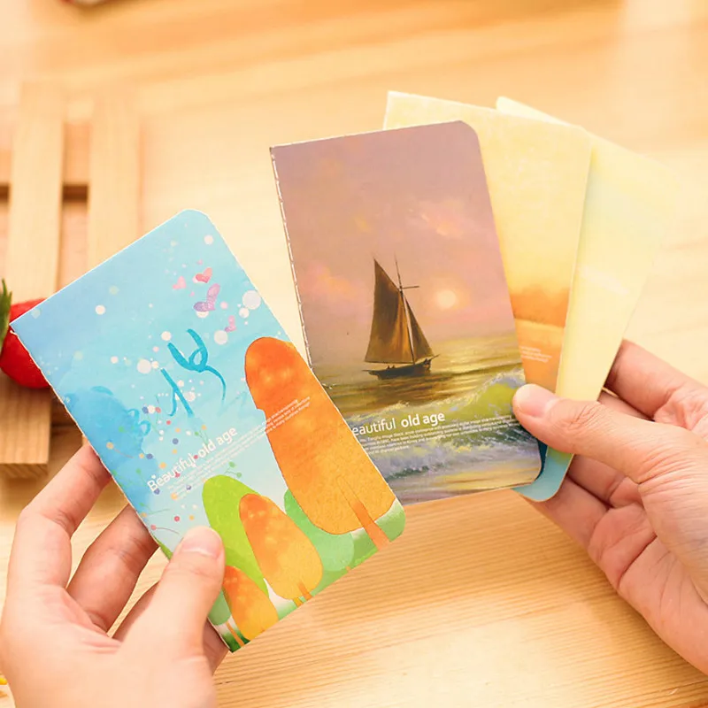 20 страниц серии океана 80K ноутбук мультфильм портативный Маленькая книга подарок