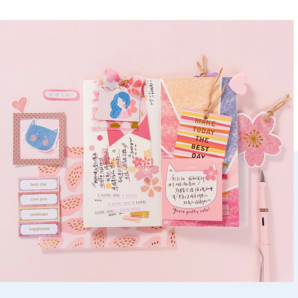 1 упаковка подарок для вас серии журнал Материал Сумочка в комплекте Скрап Альбом