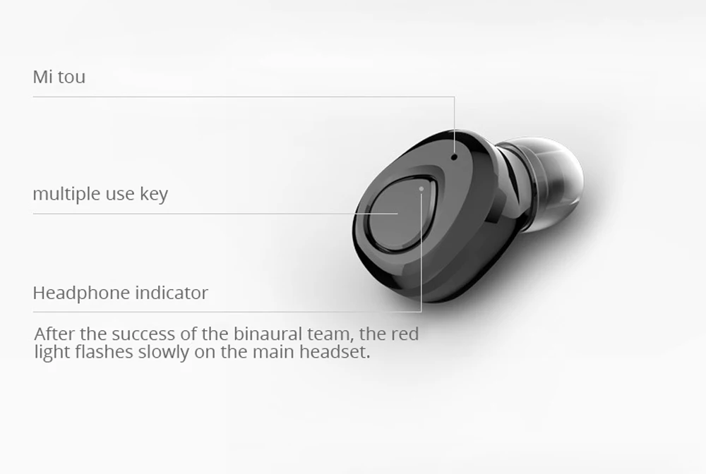 Bluetooth наушники стерео наушники беспроводные мини невидимые наушники CVC 6,0 шумоподавление гарнитура с микрофоном для Ios Android