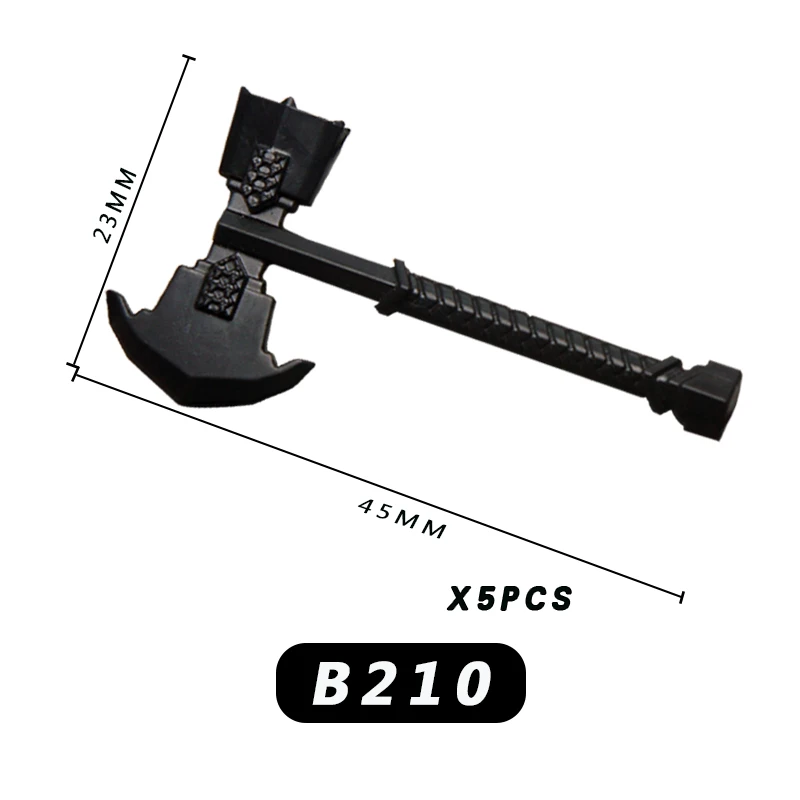 Средневековые Рыцари группа карликовое оружие пистолет солдат для 4 см мини