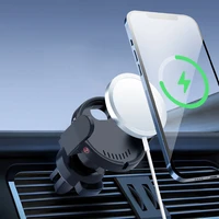 car air vent phone holder for iphone 12 magsafe wireless charger support