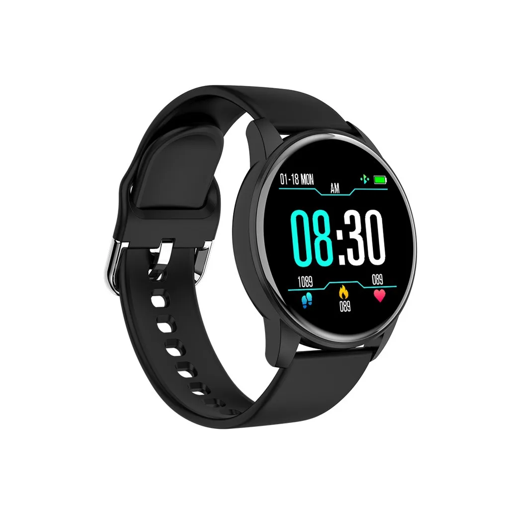 Смарт браслет ZL01 с сенсорным экраном Bluetooth пульсометром IP67 фитнес трекером