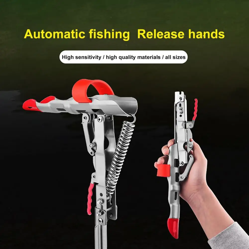 

Stainless Steel Foldable Fishing Tool High Sensitivity Spring Bracket Holder Fishing Tool