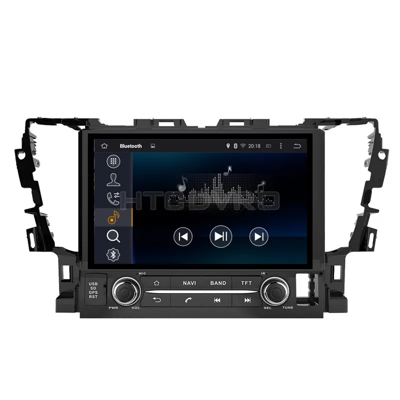 Автомобильный DVD плеер YMODVHT 10 1 дюйма 8 ядер 4 Гб + 32 ГБ Android 9 0 для Toyota Alphard 2015 радио