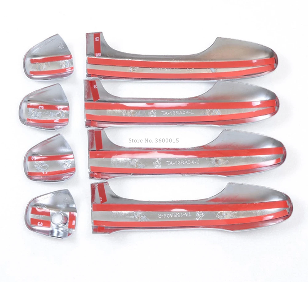 Для Toyota RAV4 RAV 4 2013 2017 2018 хромированная дверная ручка защелкивающаяся крышка