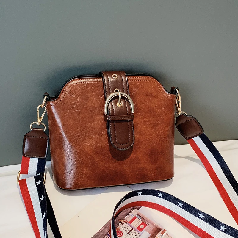 Высококачественная кожаная женская сумка-мессенджер Брендовая сумка на плечо