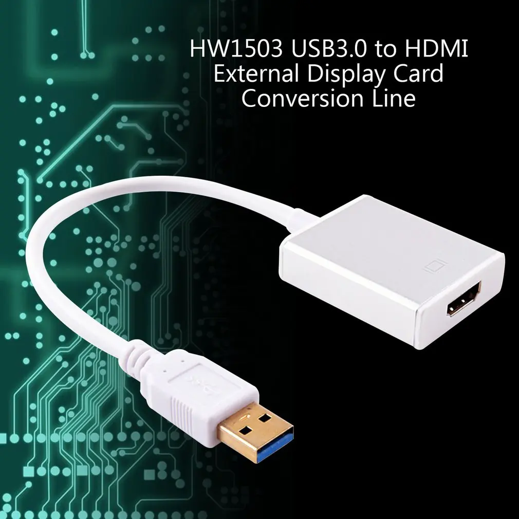 HD 1080P USB 3,0 к HDMI конвертер адаптер usb-кабель HDMI внешняя видео карта Multi touch монитор адаптер для Windows 7/8/10