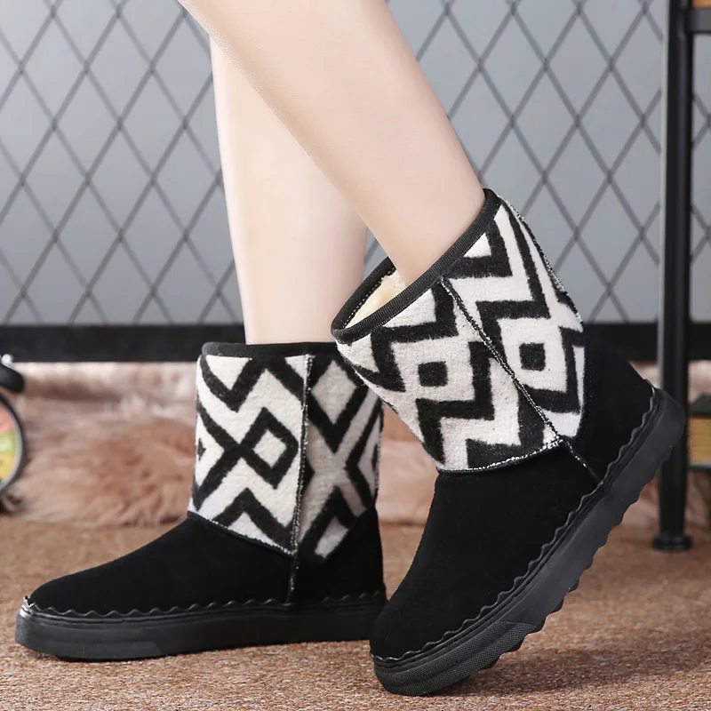 Новые стильные Лидер продаж из замшевой кожи Мода для девочек ботинки до