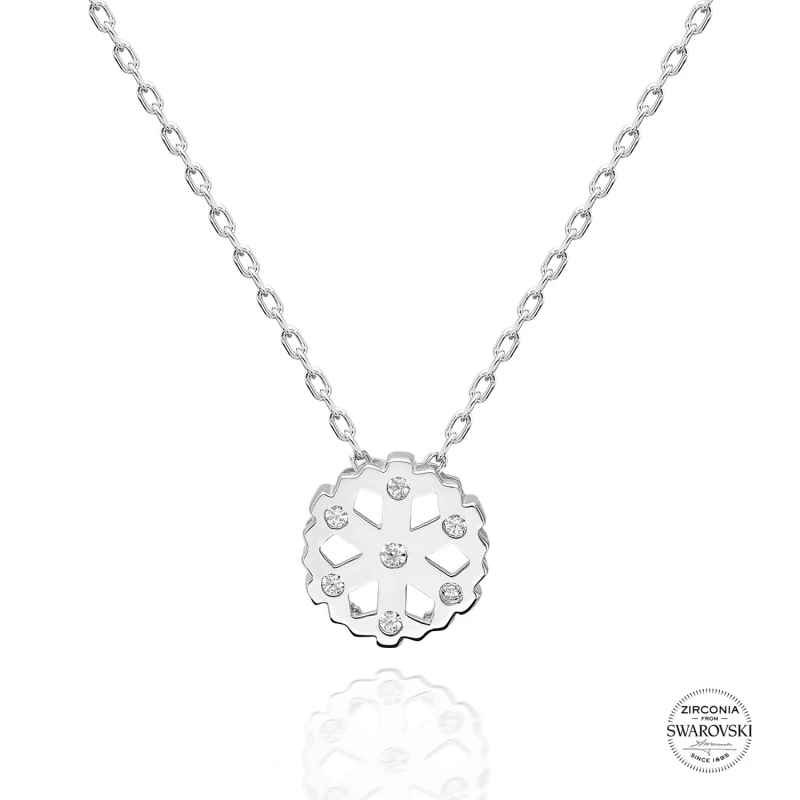 

Серебряное ожерелье Silverlina с фианитами Swarovski