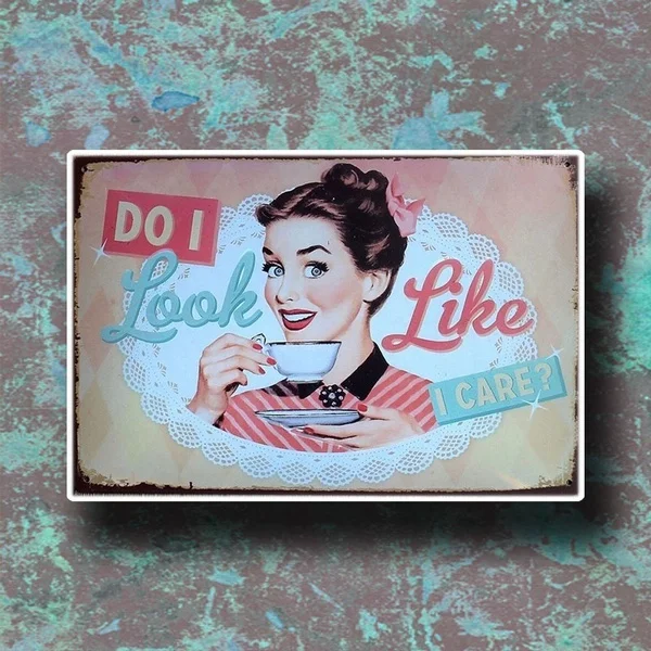 

I Look Like A Nursing Tin Sign Tavern Home Vintage Poster Cafe Art