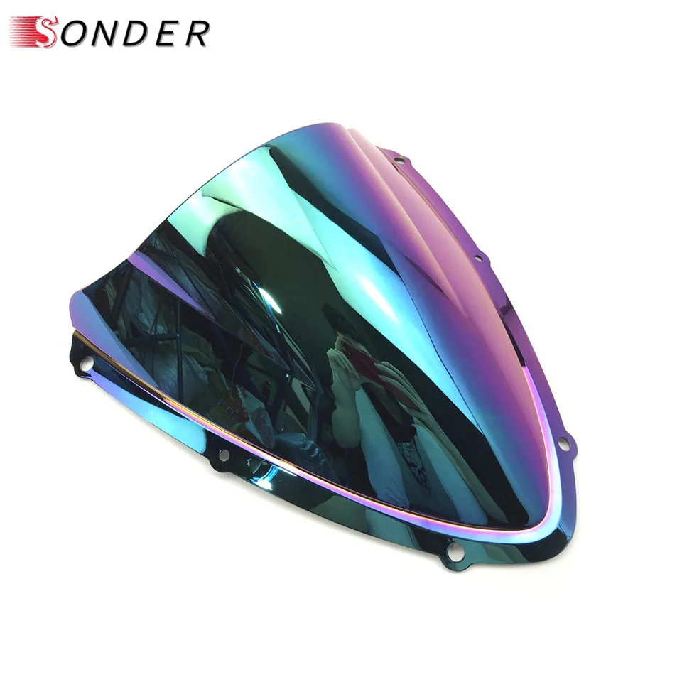 Лобовое стекло для Suzuki K8 GSX R GSXR 600 750 2008 2009 2010 Double Bubble 08 09 10 деталей|Козырьки от ветра