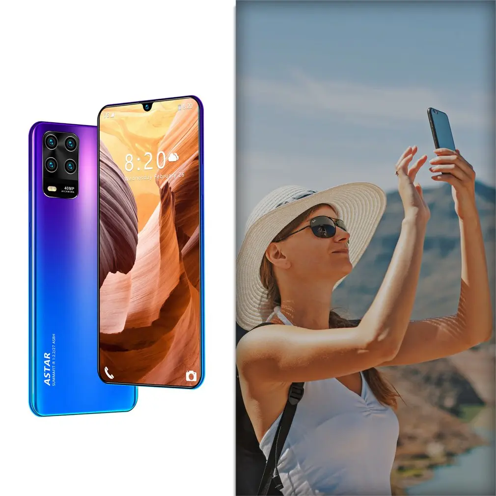 

ME10 7.3 inch large screen smartphone 2GB RAM+16GB ROM Dual SIM Single Mode smartphone Support memory card 3300mah