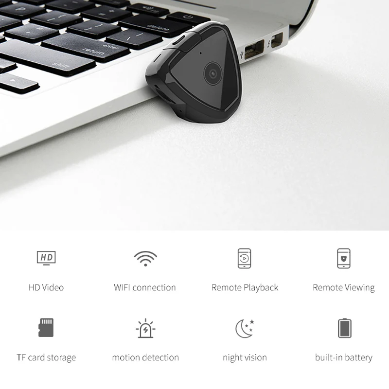 Умный WiFi мобильный телефон Удаленный домашний монитор маленькое ночное видение