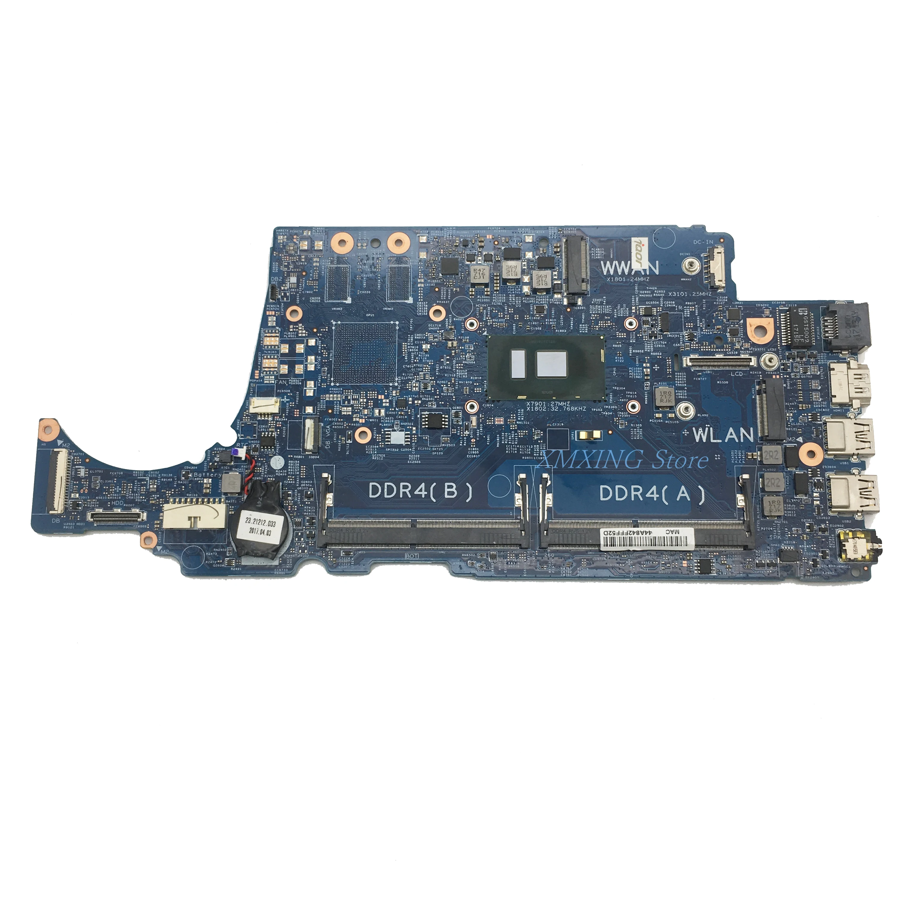 

FULCOL For DELL Latitude 3480 3580 Laptop motherboard SR2EY I5-6200U CPU CN-0TD9WG CN-0THMM7 0TD9WG TD9WG THMM7 Tested 100% work