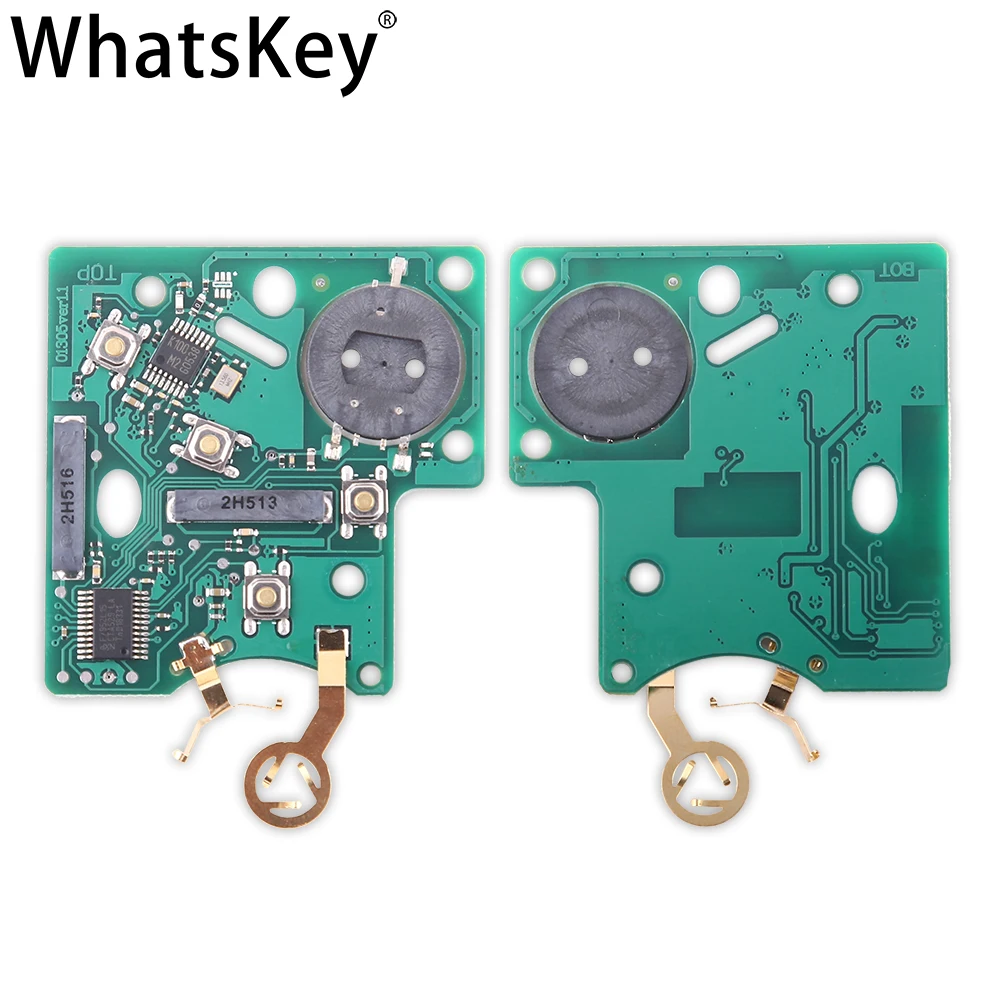 WhatsKey 4 кнопки Автомобильный Дистанционный ключ 433 МГц PCF7952 чип для Renault Megane 3 Scenic