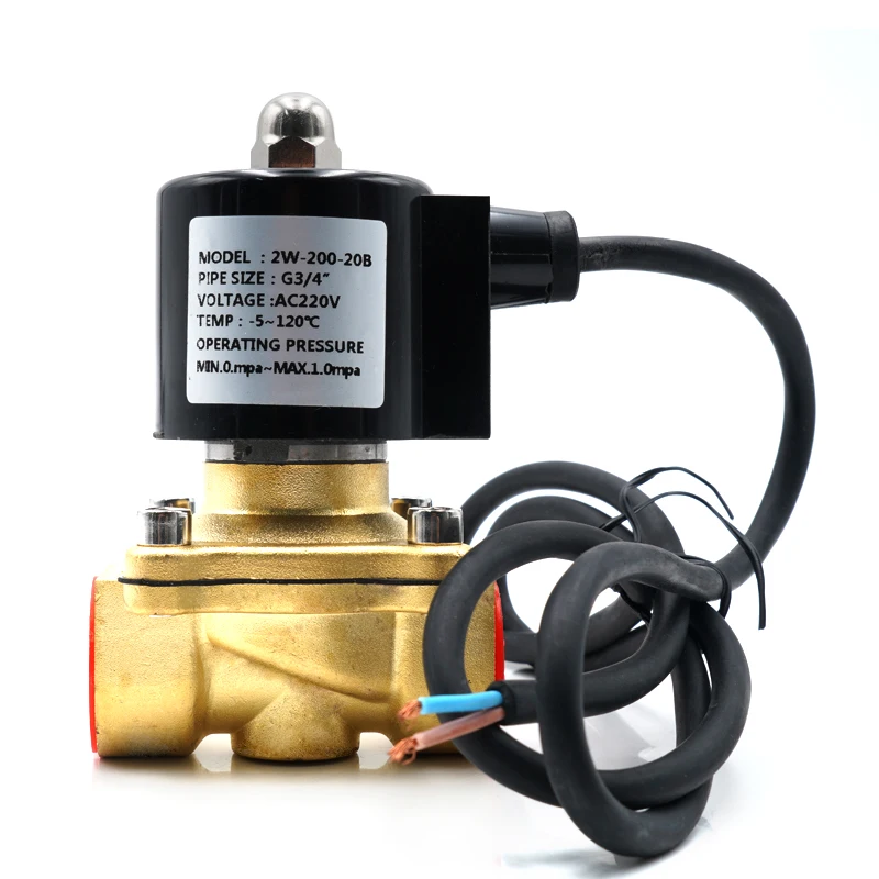Электромагнитный клапан водонепроницаемый подводный фонтан обычно закрытый