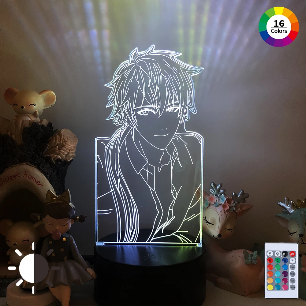 

Акриловая 3d Аниме лампа ночник аниме лампа s лампа фигурка освещение для спальни Мультяшные комиксы светильник для домашнего декора Рождес...