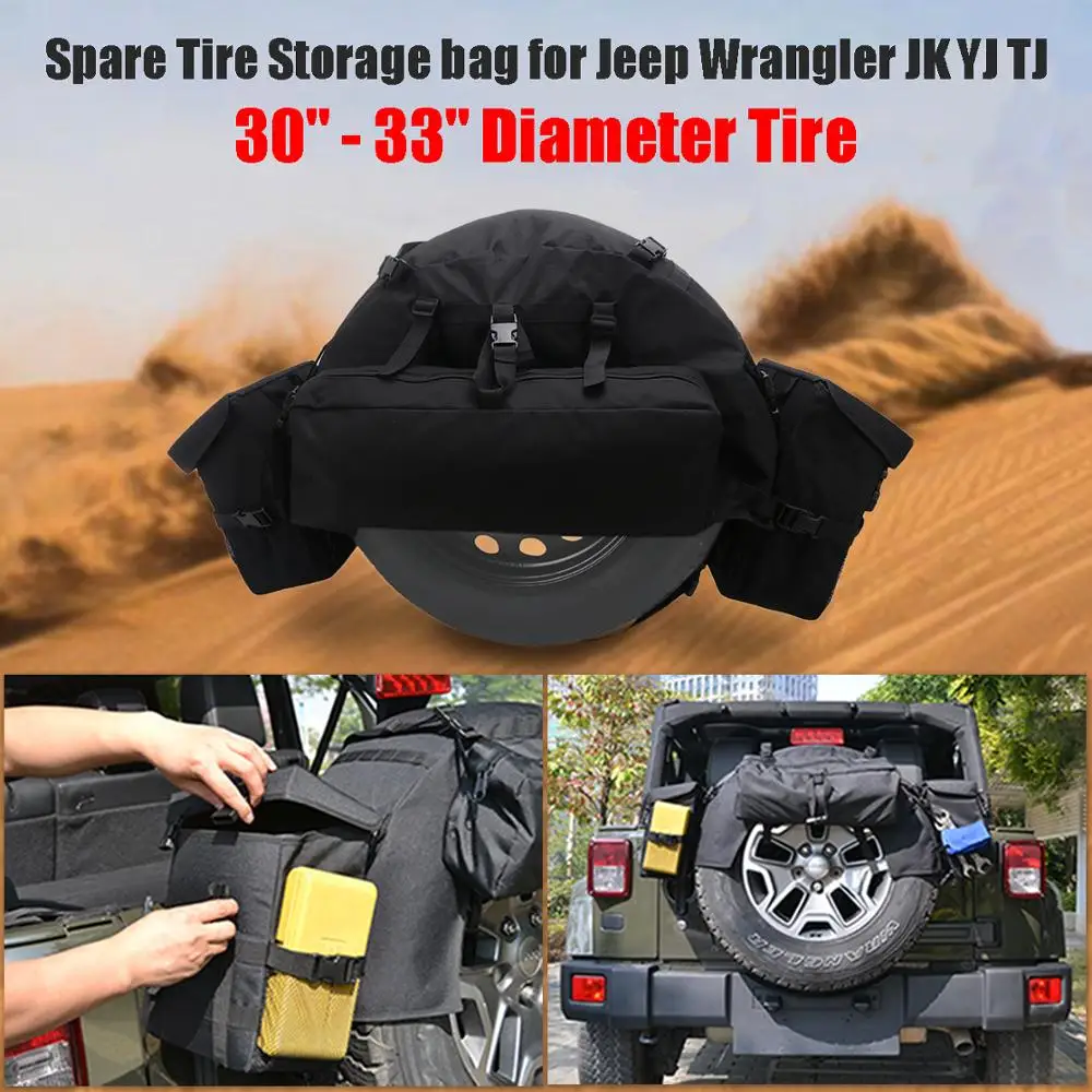 Сумка для хранения запасных шин и задний багажник грузовой Чехол Jeep Wrangler JK 4 Door 2007