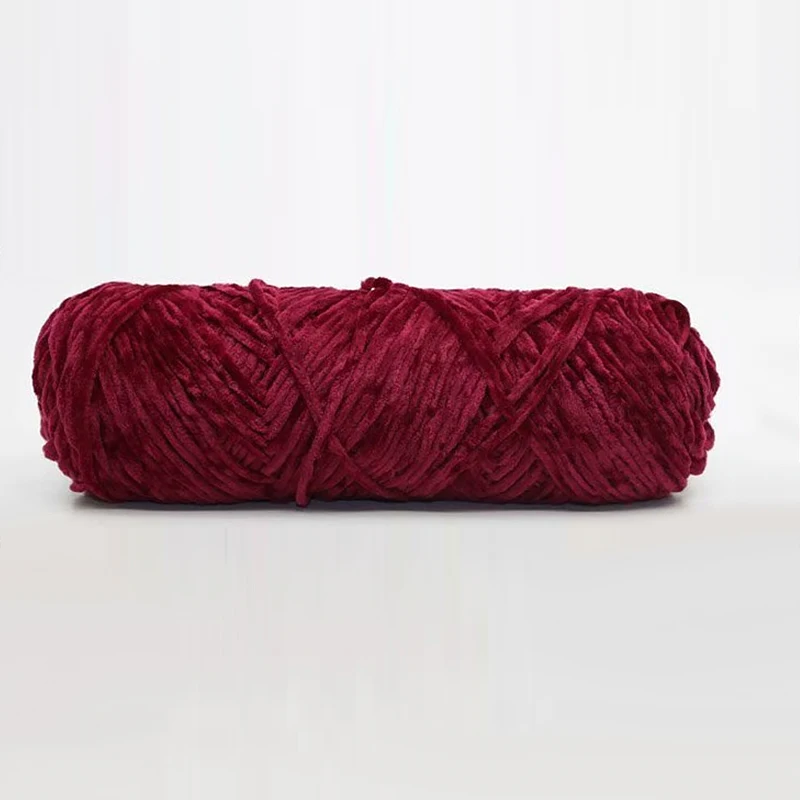 Velvet Yarn Soft Protein Cashmere Yarn Silk Wool Baby Yarn Crochet Knitting Yarn Cotton Baby Wool Diy Sweater