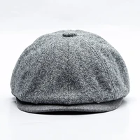 men beret vintage herringbone gatsby tweed hat newsboy beret autumn winter flat peaked beret hats boina blm278