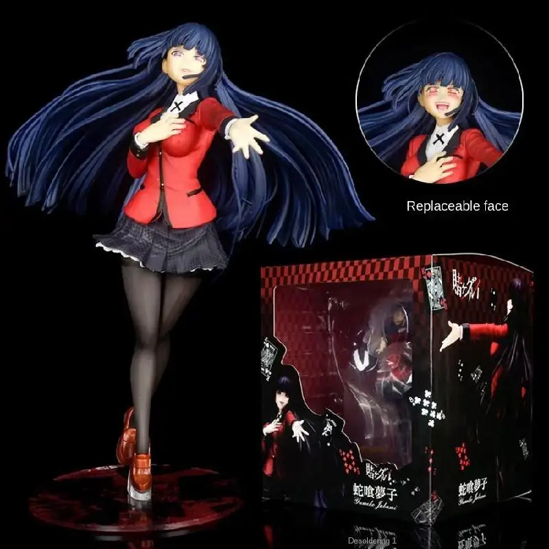 

Фигурка аниме «Kakegurui», 22 см Фигурка джабами юмеко Коллекционная модель кукла подарок
