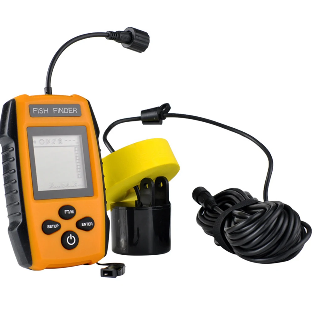 

Portable Fish Finder Wired Sonar Sensor 100m Depth Locator Echo Sounder Fishfinder Float Sensor Ice Fishing Tackle Accessories