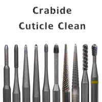 proberra small metal tungsten carbide head milling cutter burrs nail drill bit electric machine pedicure manicure cuticle clean