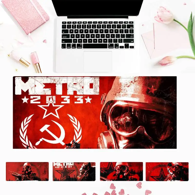 

Accessories Metro 2033 Gaming Mouse Pad Gaming MousePad Large Big Mouse Mat Desktop Mat Computer Mouse pad For Overwatch