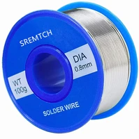 100g new solder wire rosin core tin solder wire 0 8mm 2 flux reel welding line soldering wire roll high purity low fusion