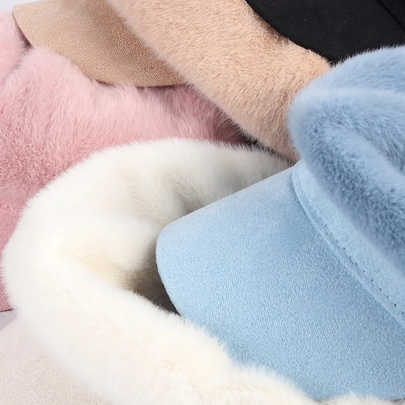 Женская Осенняя шапка 2021 теплые фонарики кепки газетчика берет с нажимом из