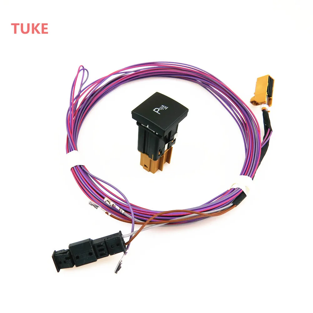 Вспомогательная кнопка переключателя RWSYPL OPS для парковки + штекер жгута кабеля Golf