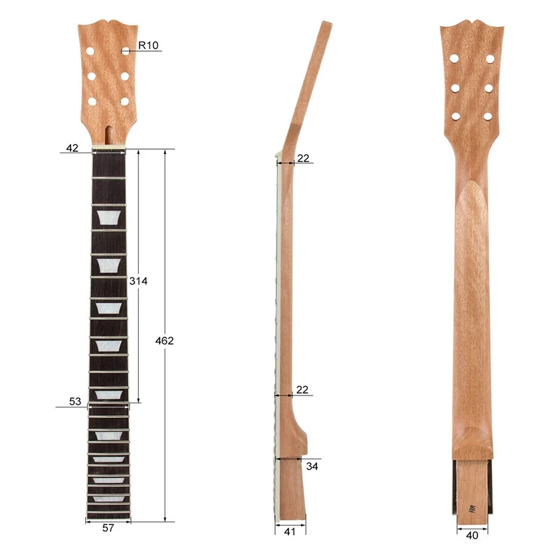 

Lp Electric Guitar Neck Mahogany Fingerboard Sector 22 Fret DIY Guitar Replacement