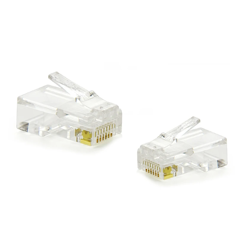 CAT5e сетевой кабель Conector Хрустальная головка Ethernet RJ45 UTP RJ 45 цифровые кабели