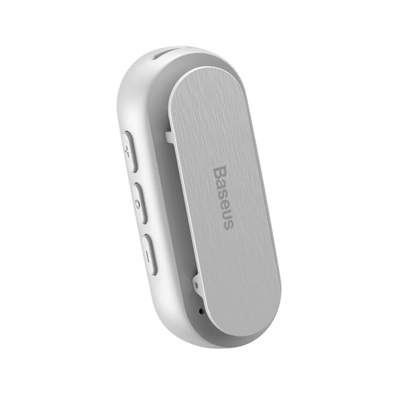 Baseus Беспроводной Bluetooth 5,0 адаптер для iPhone samsung huawei xiaomi 3,5 мм разъем для наушников адаптер Универсальный работать с разъемом подачи внешнего сигнала Aux - Цвет: Белый