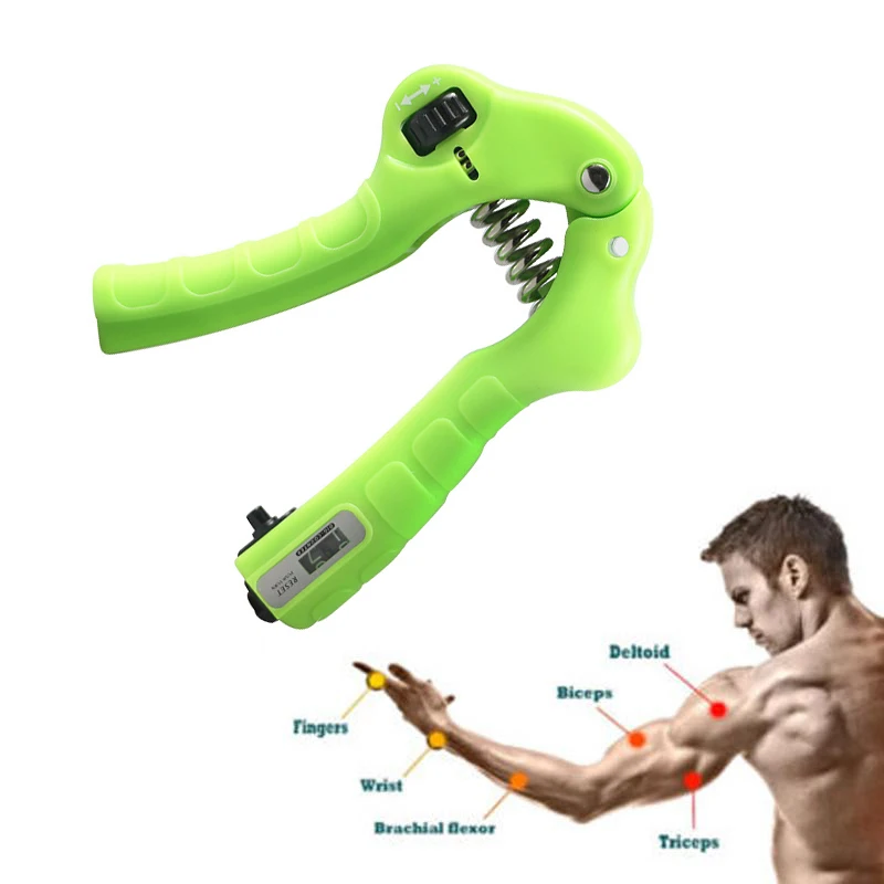 Adjustable Hand Grips Heavy Gripper Fitness Exerciser Grip Wrist Training Increase Strength Spring Finger Carpal Expander | Спорт и