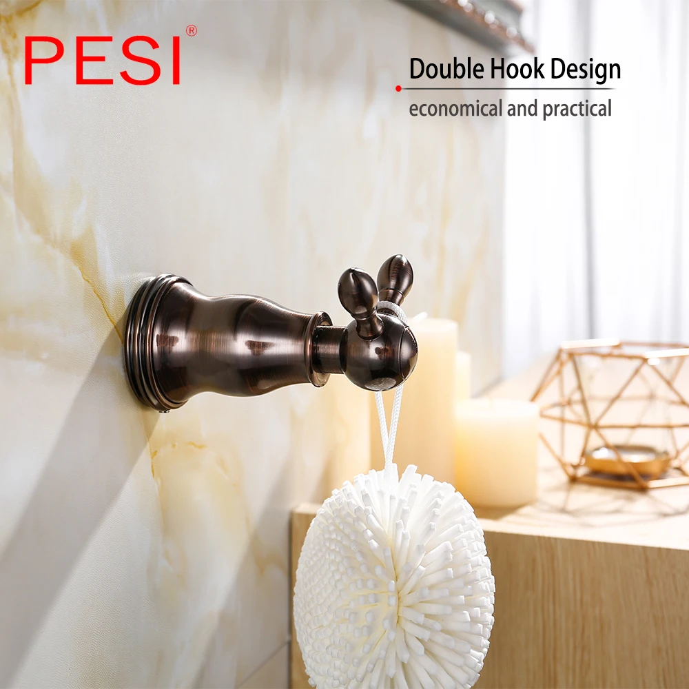 Античный бронзовый набор аксессуаров для ванной комнаты держатель полотенец