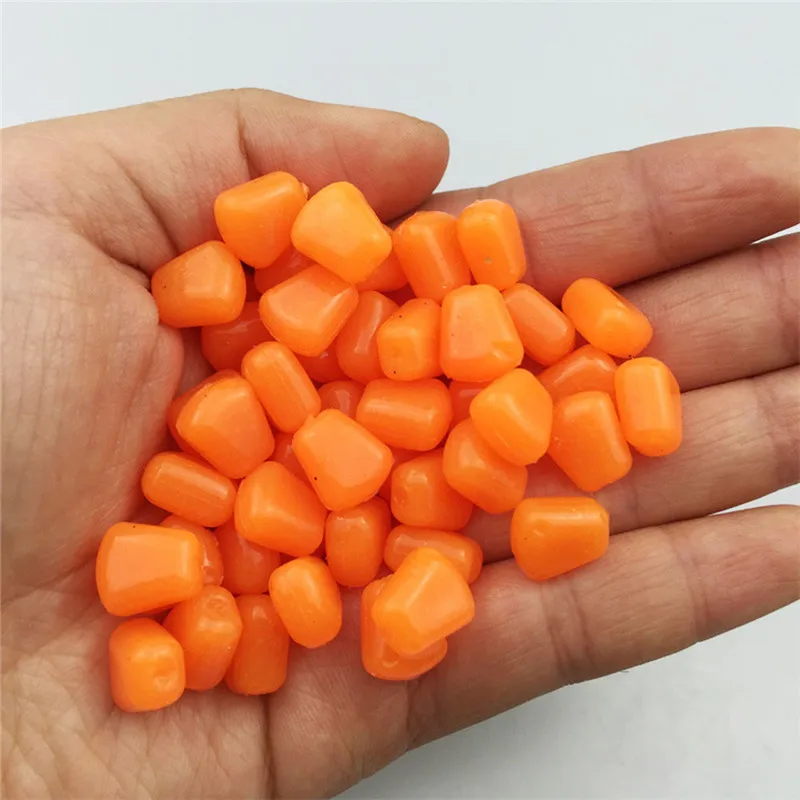 50 шт./лот мягкая пластиковая многоцветная практичная искусственная приманка