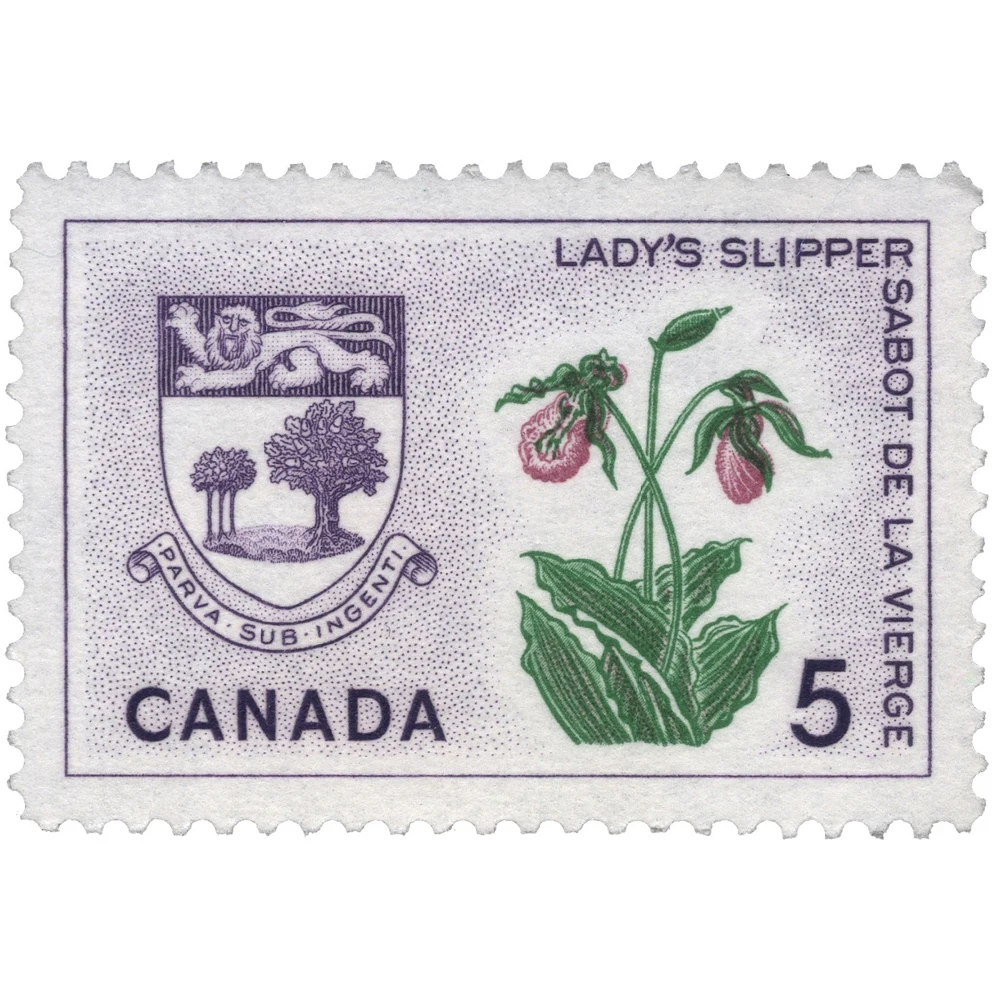 Марка Канады Lady's Slipper Prince Edward Island. Негашеная 6шт | Дом и сад