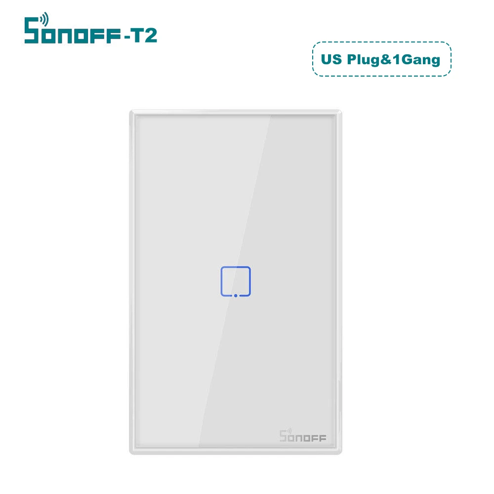 SONOFF WI-FI настенный выключатель 1/2/3 интеллигентая(ый) переключатель TX серия РЧ пульт дистанционного управления, настольная лампа, светодиодная лампа светильник переключатель умный дом Настенные переключатели