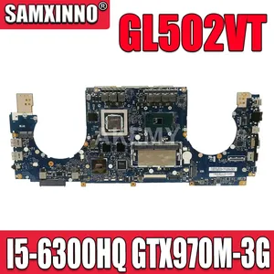 samxinno gl502vt motherboard for asus gl502 gl502vt laptop motherboard i5 6300hq cpu gtx970m 3gb 8gb ram test work 100 free global shipping