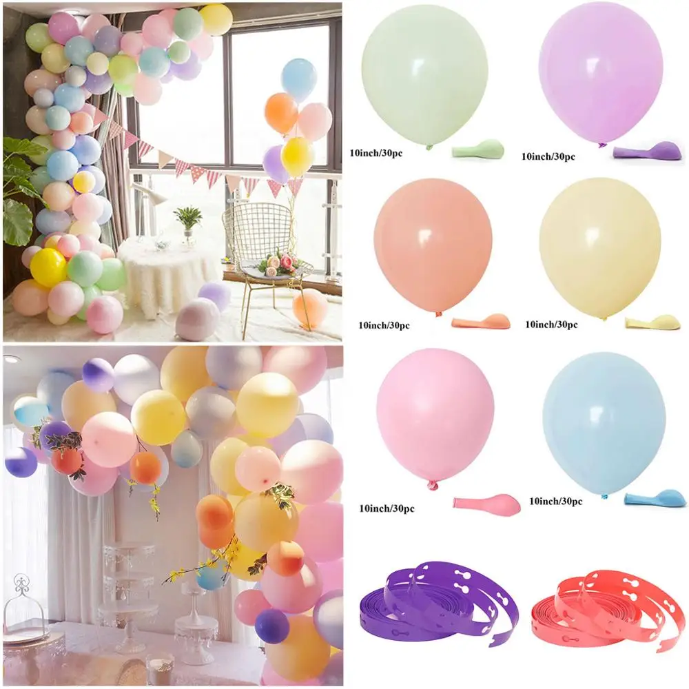 10/20/30pcs Macaron воздушных шаров из латекса пастельных и ярких Цвета Baby Shower Декор